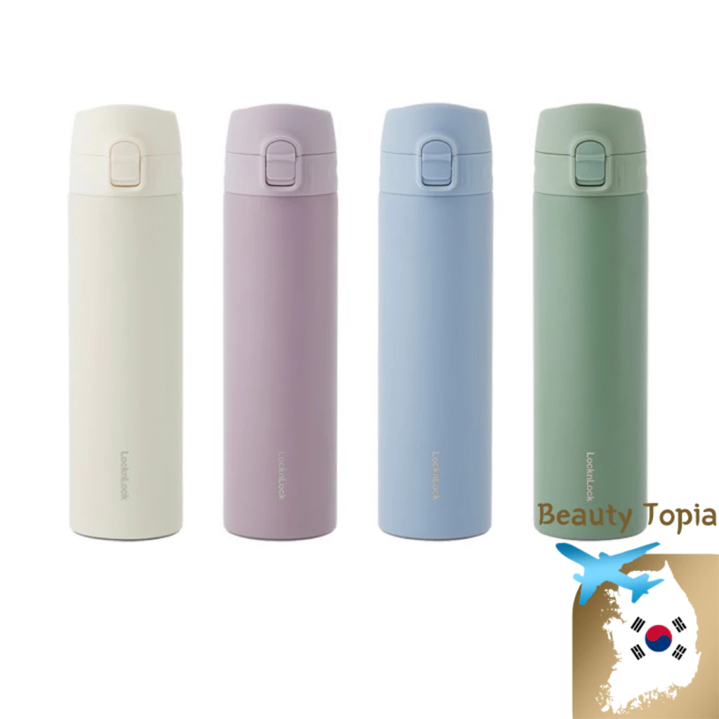 LocknLock Garrafa Térmica garrafa de água térmica garrafas térmicas Garrafas d'Água Copo térmico De Aço Inoxidáve Slim Fit Tumbler 400ml
